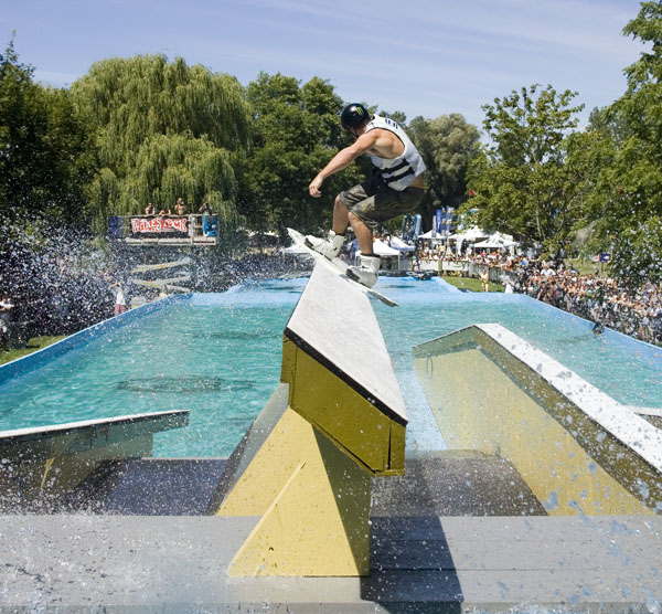 Danny Harf threw down the most sick trick in the Oakley Launch Pool.